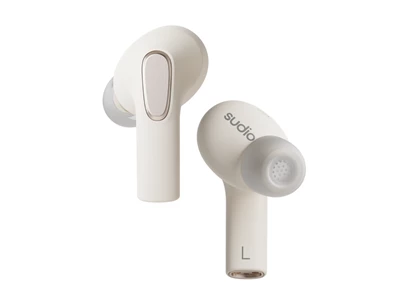 Sudio E3 Stereo In-Earphone Bluetooth v5.x w/Charge Case Dual Mic (White) #E3wHT