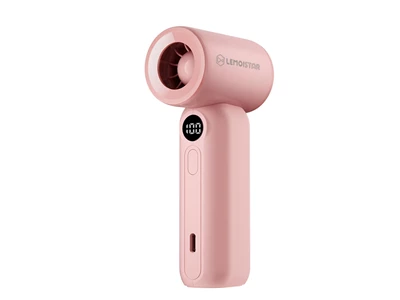 Lemoistar FH6 Ultra Lightweight Portable手提 高速渦輪風扇 Cooling Fan Usb-C (Pink) #LimoFH6-04