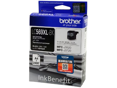 Brother LC569XL Black Ink Cartridges(High Capacity) #LC569XLbK