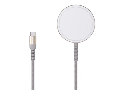 Momax Q2.Mag 15W Usb-TypeC to Magnetic Qi2 Wireless Charger (Titanium) #UD32L