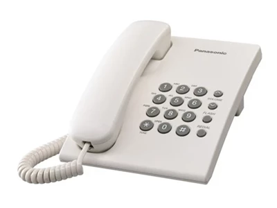 Panasonic KX-TS500MX Corded DECT Phone (White)