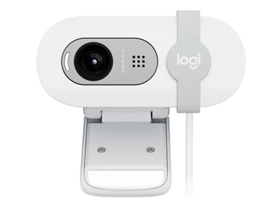 Logitech Brio100 HD1080p WebCam - Usb w/Mic (Off White) #960-001618