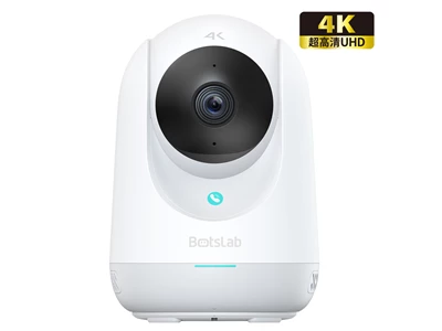 Botslab C224 UHD 4K Pan/Tilt Wireless IP Network Camera w/Mic - Indoor (White) #C224