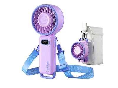 Diveblues Fanzy 可摺疊高速渦輪風扇 (紫+藍色) #DCD6036-PL_BL