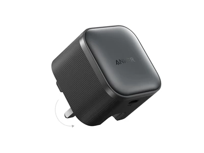 Anker Nano GaN 充電器可折疊13A插頭 (45W, PD, Usb-C, 黑色) #A2692K11