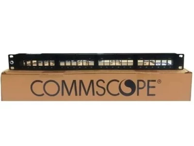 Commscope 24port Cat.6 Patch Panel Loaded Module Jack #760237040 + #9-1375055-2