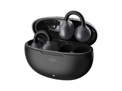 Momax 1-Vibe Clip M.IN.D AI 夾耳式環境降噪耳機 (黑色) #BT15D