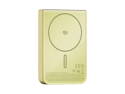 MOMAX S.Pass²  半固態磁吸無線行動電源 (黃色) #IP163Q22Y (QR,CCC)