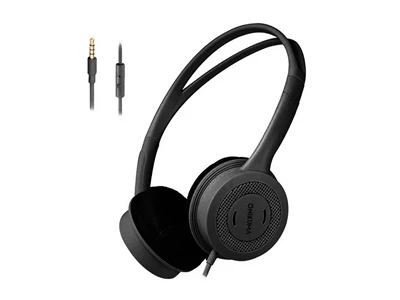 Onikuma HS-M100 Stereo HeadPhone 3.5mm w/Mic (Black) #11693
